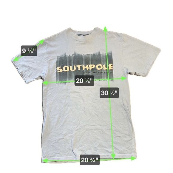 Vintage Y2K Southpole 3D Printed Tee - Picture 5 of 5